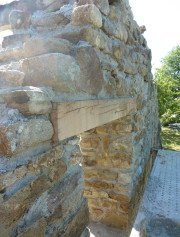 rénovation, mur en pierre
